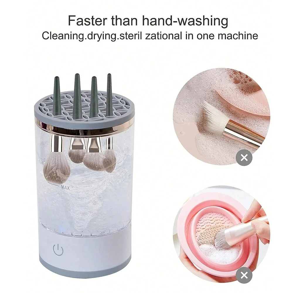 GlowClean™ - Automatic Makeup Brush Cleaner